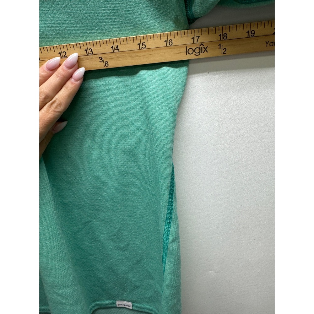Patagonia Capilene 3 Midweight Women S Green Quarter‎ Zip Pullover Base Layer - Picture 5 of 7